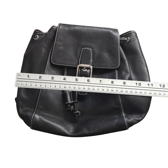 Coach Vintage 90\'s Y2K Elegant Black Leather Legacy Backpack 9569 main image 6